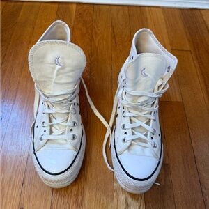 Converse All Star Lift Crystal Energy High Top Sneakers White